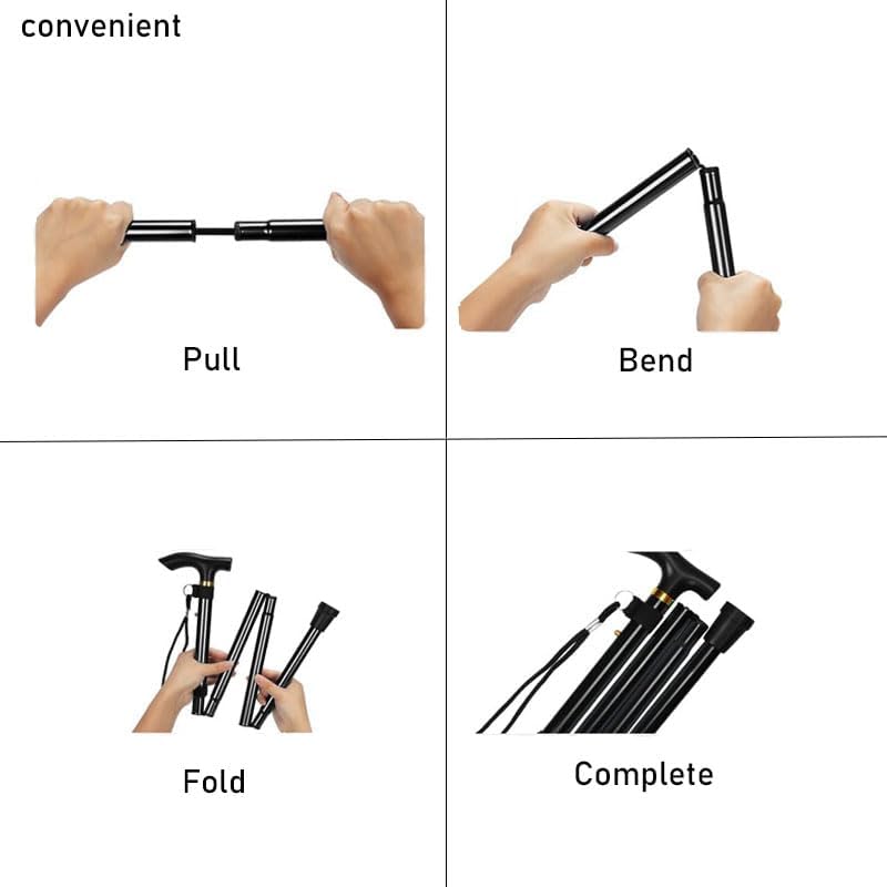 عكاز ب كشاف 2 في 1 - الصورة 2